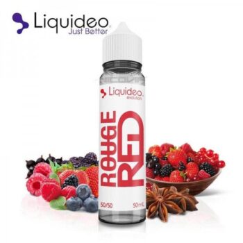 E-LIQUIDE ROUGE RED MYRTILLES FRAMBOISE CASSIS ANIS LIQUIDEO 50ML