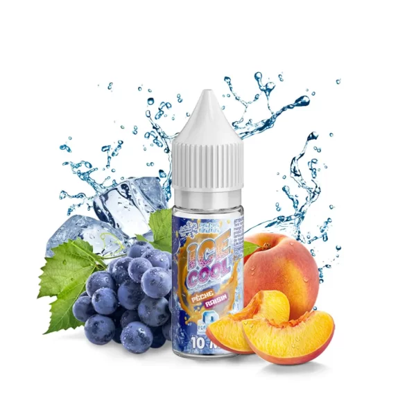 E-LIQUIDE PÊCHE RAISIN ICE COOL LIQUIDAROM 10ML