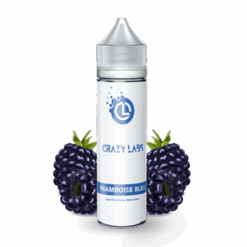 E-LIQUIDE FRAMBOISE BLEU CRAZY LABS 50ML