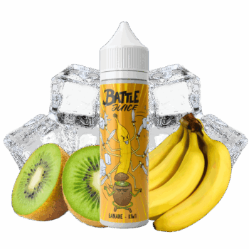E-LIQUIDE BANANE KIWI BATTLE JUICE BOBBLE LIQUIDE 50ML