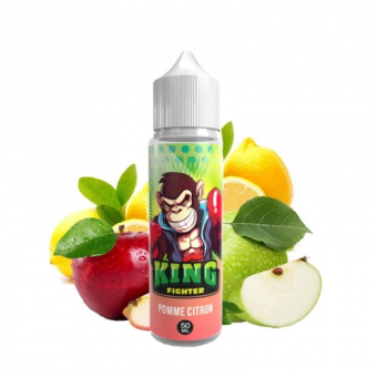E-LIQUIDE KING FIGHTER POMME CITRON AROMAZON 50ML