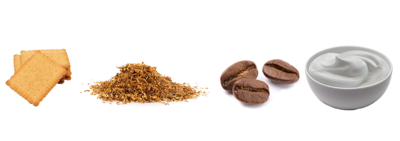 Palette aromatique : café, biscuit, classic blond, crème