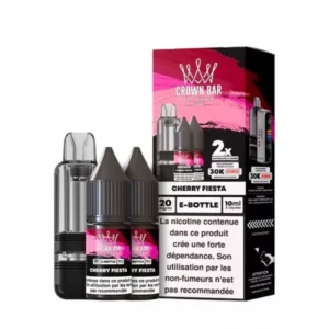 CAPSULES PRE-REMPLIES CHERRY FIESTA CROWN BAR AL FAKHER 30000 PUFF (X2)