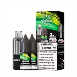 CAPSULES PRE-REMPLIES SPACE DREAM CROWN BAR AL FAKHER 30000 PUFF (X2)