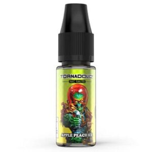 E-LIQUIDE SEL DE NICOTINE APPLE PEACH ICE TORNADLIQ 10ML