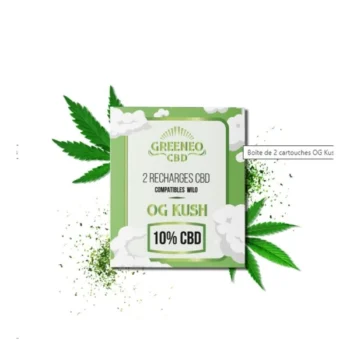 CAPSULE PRE-REMPLIE CBD OG KUSH GREENEO (X2)