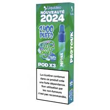 PACK POD PRE-REMPLIES PASTOUK WPUFF LIQUIDEO 2400 PUFF (X3)