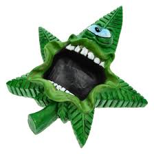 CENDRIER RÉSINE STARFISH GREEN