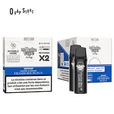 CAPSULES PRE-REMPLIES FRAMBOISE BLEUE REPUFF MA PETITE VAPE (X2)