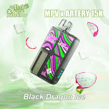 PUFF TPD BLACK DRAGON ICE X ARTERY MA PETITE VAPE 15000 PUFFS
