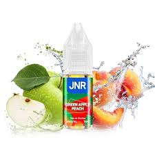 E-LIQUIDE SEL DE NICOTINE GREEN APPLE PEACH JNR 10ML