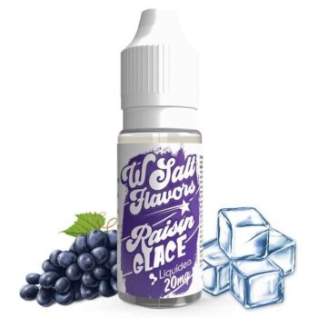 E-LIQUIDE SEL DE NICOTINE RAISIN GLACE WSALT FLAVORS LIQUIDEO 10ML