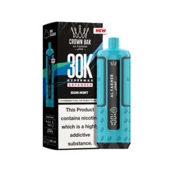 PUFF TPD GUM MINT HYPER MAX CROWN BAR AL FAKHER 30K