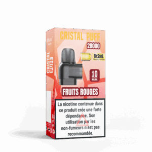 CAPSULE PRE-REMPLIE FRUITS ROUGES CRISTAL PUFF 28K