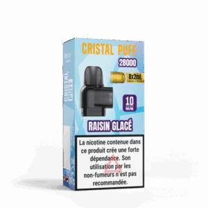 CAPSULE PRE-REMPLIE RAISIN GLACÉ CRISTAL PUFF 28K