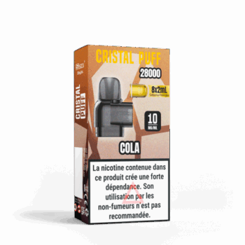 CAPSULE PRE-REMPLIE COLA CRISTAL PUFF 28K